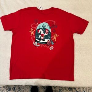 Disney World 2023 Mickey's Christmas Party Shirt- NEW with Tags